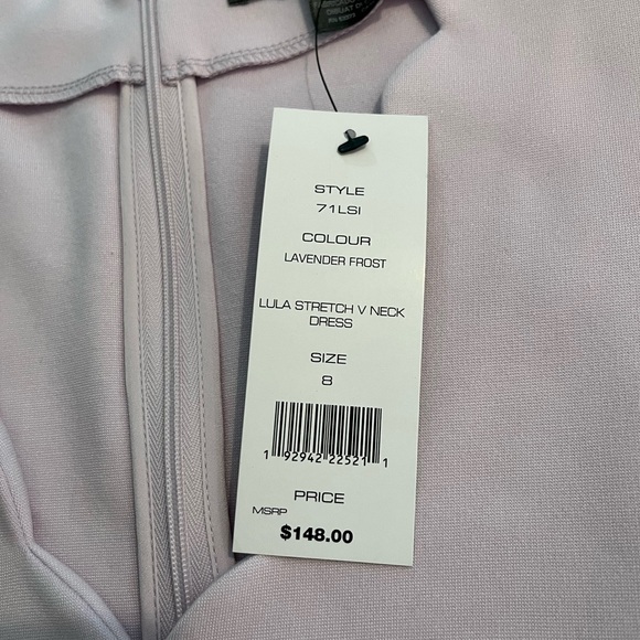 French Connection Lula Stretch V-Neck Dress - Picture 4 of 10